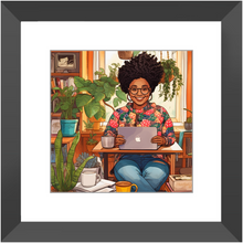 Load image into Gallery viewer, Black In Tech | Asha | Framed Prints
