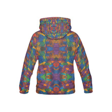 Load image into Gallery viewer, African Wax Print Youth All Over Print Hoodie (USA Size)
