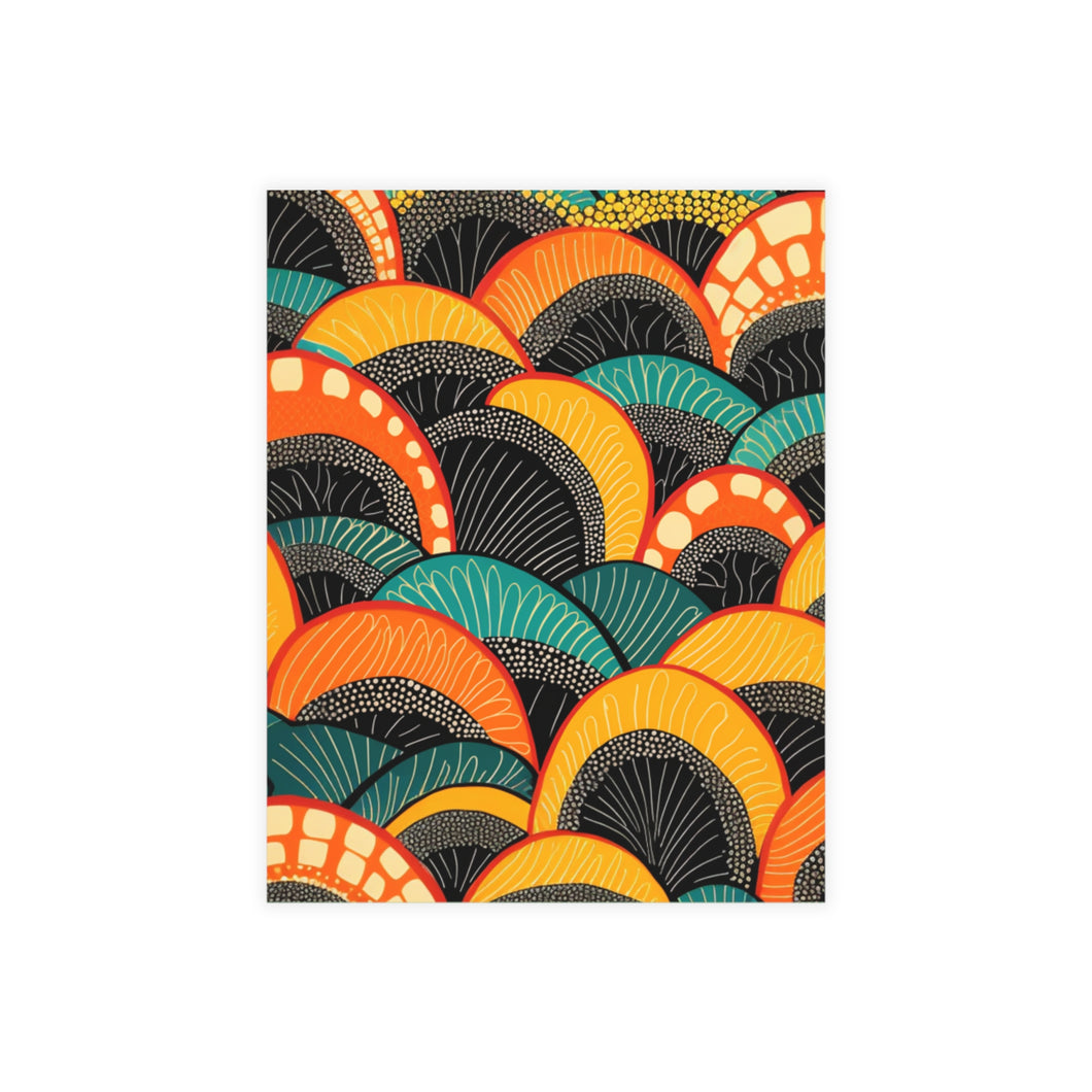 Kitenge Kaleidoscope | Postcard Bundles (envelopes included) | African Wax Print |