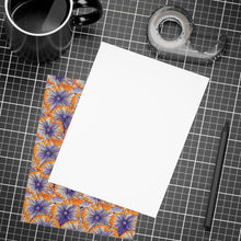 Load image into Gallery viewer, Aso Ebi Affair | Postcard Bundles (envelopes included) | African Wax Print | Orange and white|
