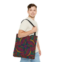 Load image into Gallery viewer, Mombo Waves | Tote Bag | African Wax Print
