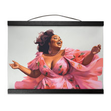 Load image into Gallery viewer, How We See Ourselves Collection | I Feel Beautiful  | Ayanna |  Hanging Canvas Print |
