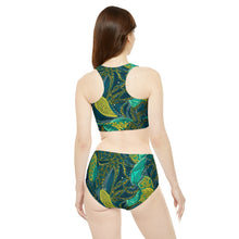 Load image into Gallery viewer, Zanzibar Zest | Womens Sporty Bikini Set | African Wax Print |
