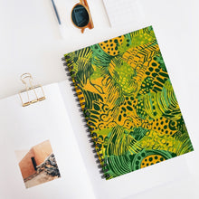 Load image into Gallery viewer, Spiral Notebook - Ruled Line | African Wax Print |
