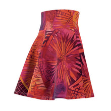 Load image into Gallery viewer, Serengeti Sunset | Women&#39;s Skater Skirt | African Wax Print | Pink, Orange, &amp; Purple |
