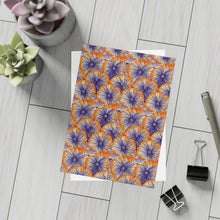 Load image into Gallery viewer, Aso Ebi Affair | Postcard Bundles (envelopes included) | African Wax Print | Orange and white|
