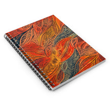 Load image into Gallery viewer, Spiral Notebook - Ruled Line | African Wax Print |
