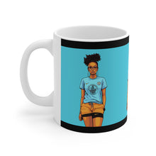 Load image into Gallery viewer, Soccer Love Collection | Girl on Fire Ceramic Mug 11oz | Manchester City | Citizen |
