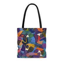 Load image into Gallery viewer, Vibrant Kiki Collections Tote Bag | African Wax Print | Black Women-Owned Business | Stylish Shopping Bag |
