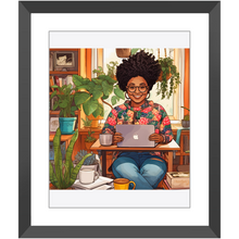 Load image into Gallery viewer, Black In Tech | Asha | Framed Prints
