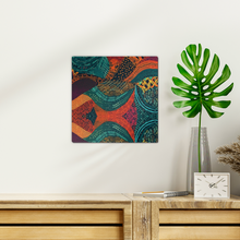 Load image into Gallery viewer, Kente Kaleidoscope| African Wax Print | African Pattern| Wall Tile
