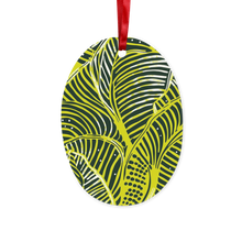 Load image into Gallery viewer, | Shweshwe Splendor | African Wax Print | Ceramic Hanging Ornament
