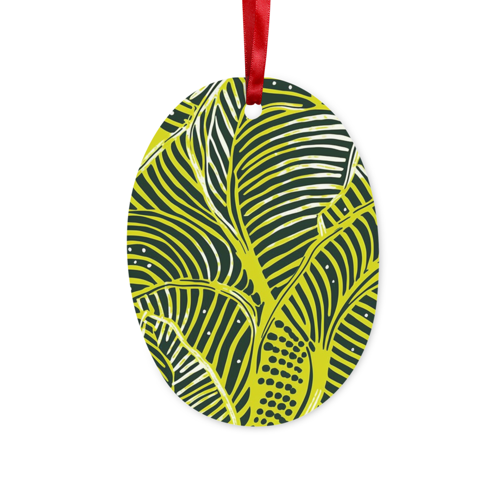 | Shweshwe Splendor | African Wax Print | Ceramic Hanging Ornament