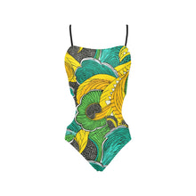 Load image into Gallery viewer, Unleash Your Radiance with this Gorgeous African Print Cut Out Swimsuit! |Ideal Gift for Black Queens!| Sizes 0-5X| Spaghetti Strap | Cut Out Sides| Swimsuit
