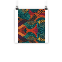 Load image into Gallery viewer, Kente Kaleidoscope| African Wax Print | African Pattern| Classic Poster
