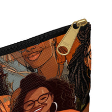 Load image into Gallery viewer, Womens Collective Collection | Accessory Pouch | Everyday Black Girl Magic| Zipper Closure Pencil Case | Stylish Cosmetic Bag |
