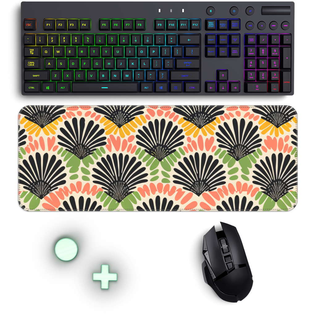 Adire Allure | African Wax Print | | Gaming Mouse Pad |