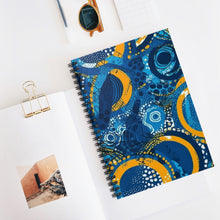 Load image into Gallery viewer, Spiral Notebook - Ruled Line | African Wax Print |
