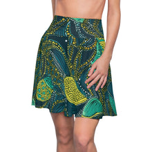 Load image into Gallery viewer, Zanzibar Zest | African Wax Print | African-Inspired Women&#39;s Skirt | Soft and Breathable Versatile Fit |
