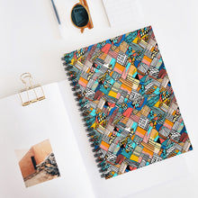 Load image into Gallery viewer, Spiral Notebook - Ruled Line | African Wax Print |
