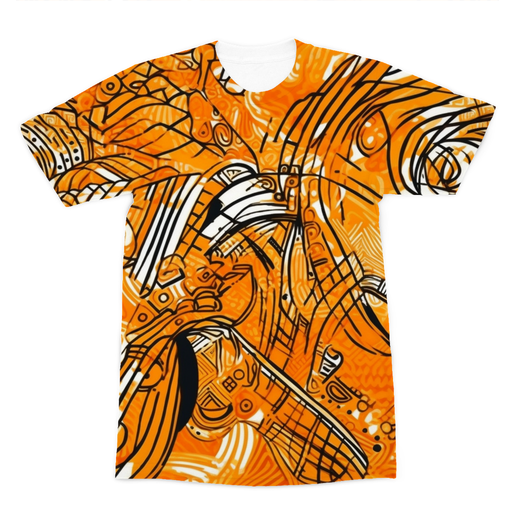 Maasai Magic| African Wax Print | Premium Adult T-Shirt