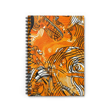 Load image into Gallery viewer, Maasai Magic | Spiral Notebook - Ruled Line | African Wax Print |
