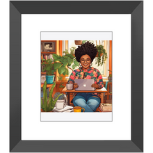 Load image into Gallery viewer, Black In Tech | Asha | Framed Prints
