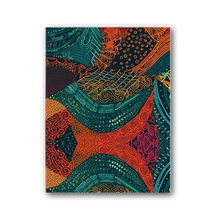 Load image into Gallery viewer, Kente Kaleidoscope| African Wax Print | African Pattern| &quot;Black Women Summer: Canvas
