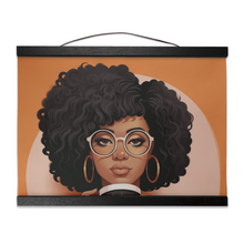 Load image into Gallery viewer, Coffee Break Collection|  Jamila |  Hanging Canvas | Black Women art |
