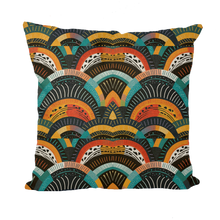 Load image into Gallery viewer, Zulu Warrior | African Wax print| | Throw Pillows |
