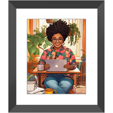 Load image into Gallery viewer, Black In Tech | Asha | Framed Prints
