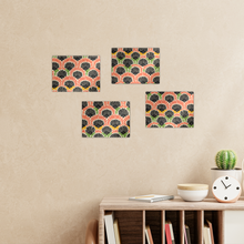 Load image into Gallery viewer, Adire Allure | African Wax Print | | Rectangle Wall Tiles Set of 4 |
