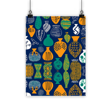 Load image into Gallery viewer, Venda Vibrance| African Wax Pattern| African Print Classic Poster
