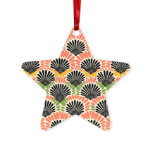 Load image into Gallery viewer, Adire Allure | African Wax Print | Metal Hanging Ornament
