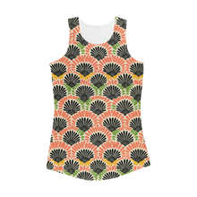 Load image into Gallery viewer, Adire Allure | African Wax Print |  Women Performance Yoga Tank Top
