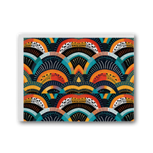 Load image into Gallery viewer, Zulu Warrior | African Wax print| | Premium Stretched Canvas |
