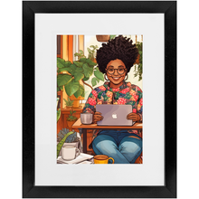 Load image into Gallery viewer, Black In Tech | Asha | Framed Prints
