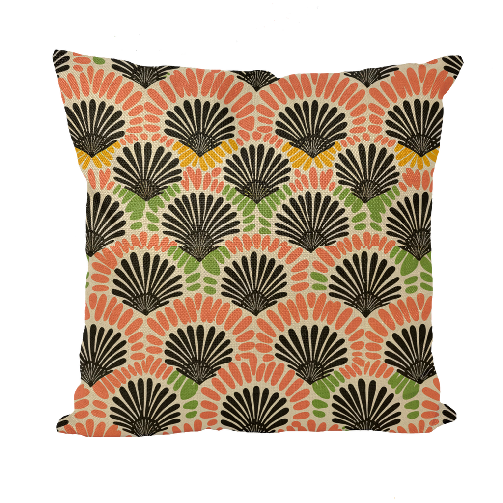 Adire Allure | African Wax Print | | Throw Pillow with Insert |