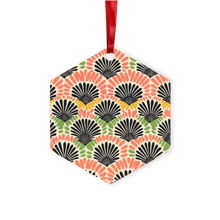 Load image into Gallery viewer, Adire Allure | African Wax Print | Metal Hanging Ornament
