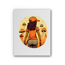 Load image into Gallery viewer, Mushroom Magic | Black Girl Wonder Lust | | Premium Stretched Canvas |
