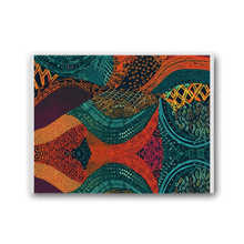 Load image into Gallery viewer, Kente Kaleidoscope| African Wax Print | African Pattern| &quot;Black Women Summer: Canvas
