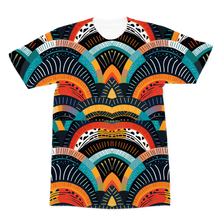 Load image into Gallery viewer, Zulu Warrior | African Wax print| Premium Adult T-Shirt
