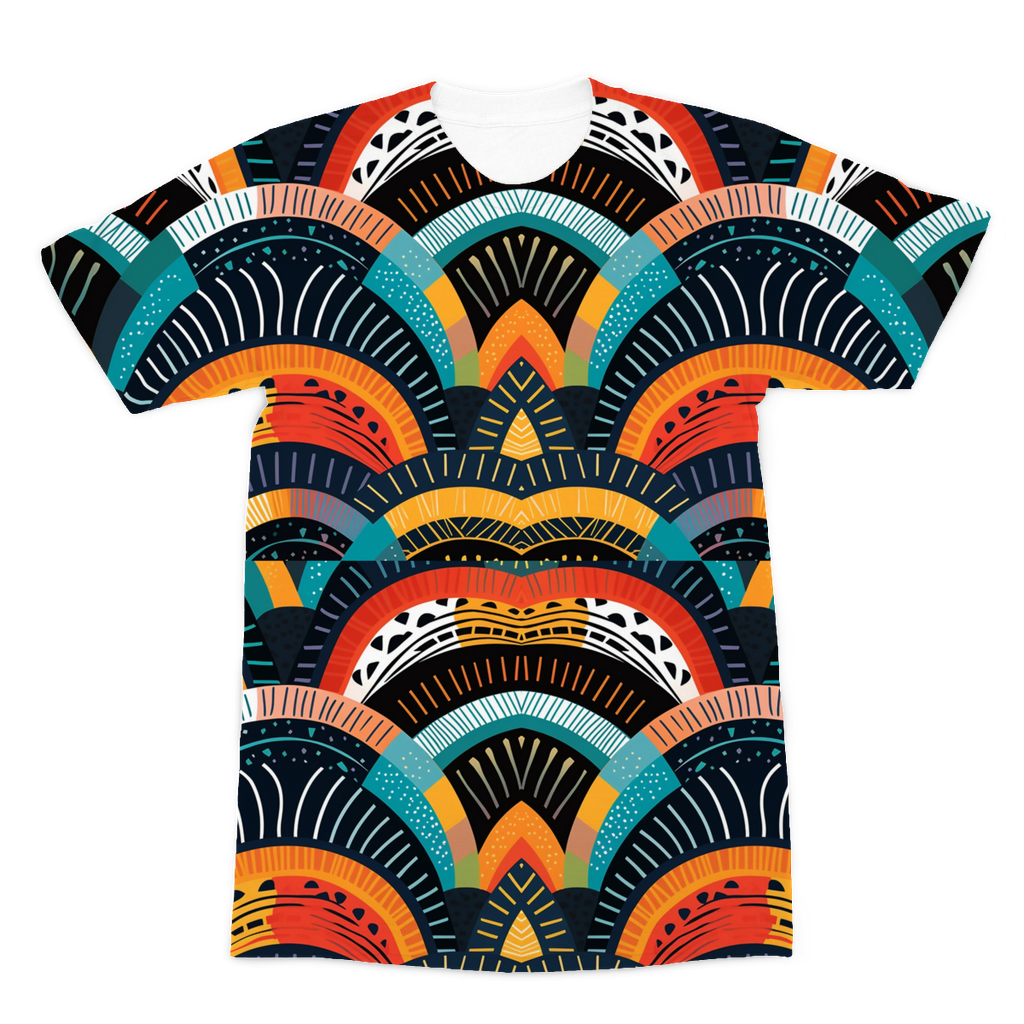 Zulu Warrior | African Wax print| Premium Adult T-Shirt