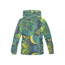 Load image into Gallery viewer, African Wax Print Youth All Over Print Hoodie (USA Size)
