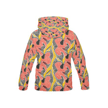 Load image into Gallery viewer, African Wax Print Youth All Over Print Hoodie (USA Size)
