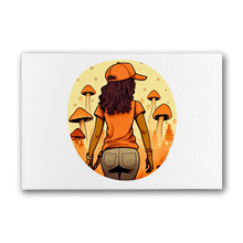 Load image into Gallery viewer, Mushroom Magic | Black Girl Wonder Lust | | Premium Stretched Canvas |
