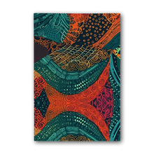 Load image into Gallery viewer, Kente Kaleidoscope| African Wax Print | African Pattern| &quot;Black Women Summer: Canvas
