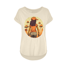 Load image into Gallery viewer, Mushroom Magic | Black Girl Wonder Lust | Women&#39;s Long Slub T-Shirt XS-5XL
