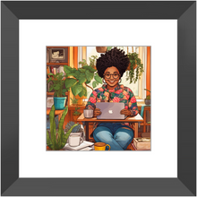 Load image into Gallery viewer, Black In Tech | Asha | Framed Prints
