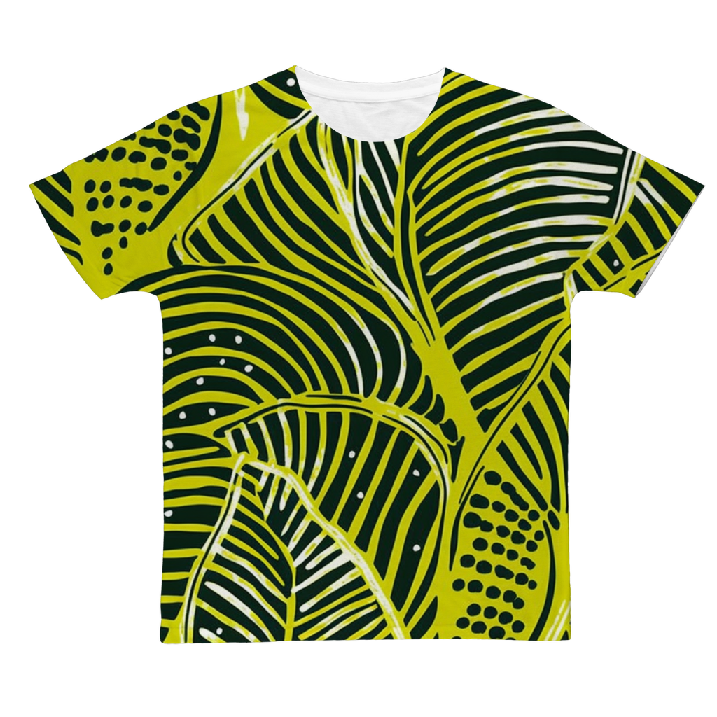 | Shweshwe Splendor | African Wax Print | Classic Sublimation Adult T-Shirt